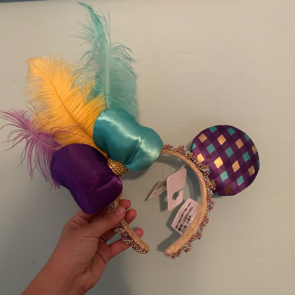 Mardi Gras Minnie Ears